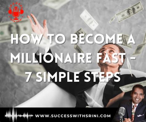 how to become a millionaire fast.